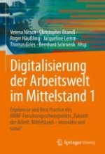 Arbeitsforschung im Forschungsschwerpunkt „Zukunft der Arbeit: Mittelstand – innovativ und sozial“