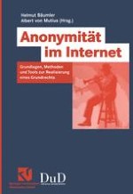 Das Recht auf Anonymität