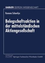 Das Gesetz für kleine Aktiengesellschaften und seine Bedeutung für die Aktienbeteiligung der Mitarbeiter