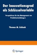 Einführung in die Innovationsgrad-Problematik — Hintergrund und Gegenstand der Arbeit