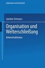 Organisation und Welterschließung