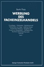 Grundlagen zur Werbung des Facheinzelhandels