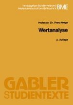 Einleitung: Entstehung und Wesen der Wertanalyse