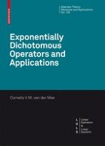 Exponentially Dichotomous operators and Bisemigroups
