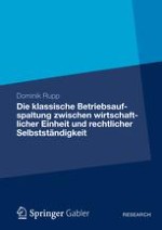 Die steuerliche Betriebsaufspaltung