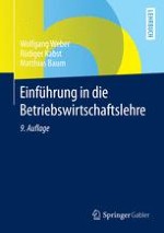 Gegenstand der Betriebswirtschaftslehre