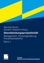 Dienstleistungsproduktivität – Einführung in die theoretischen und praktischen Problemstellungen (Band 1)