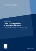 Steigerung der Leistungseffizienz sowie der Kunden- und Mitarbeiterorientierung durch Lean Hospital