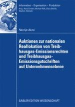 Einleitung in die auktionsbasierte nationale Reallokation von Treibhausgas-Emissionsrechten und Treibhausgas-Emissionsgutschriften auf Unternehmensebene