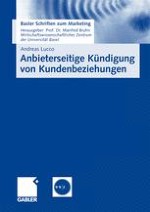 Kündigung von Kundenbeziehungen als Untersuchungsgegenstand des Relationship Marketing