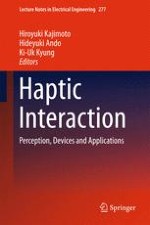 The Scaling of the Haptic Perception on the Fingertip Using an Interface of Anthropomorphic Finger Motions