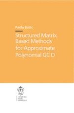 Approximate polynomial GCD