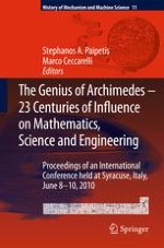 An Archimedean Research Theme: The Calculation of the Volume of Cylindrical Groins