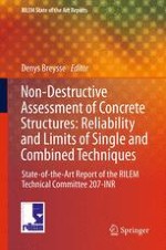 Non destructive assessment of concrete structures: usual combinations of techniques