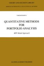 Quantitative Methods For Portfolio Analysis Springerprofessional De