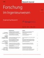 Forschung im Ingenieurwesen 1/2018