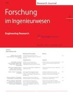 Forschung im Ingenieurwesen 3/2021