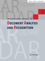 International Journal on Document Analysis and Recognition (IJDAR) 3/2010
