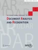 International Journal on Document Analysis and Recognition (IJDAR) 1/2019