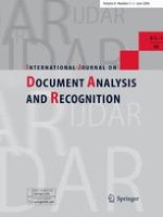 International Journal on Document Analysis and Recognition (IJDAR) 2-3/2006