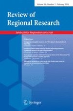 Review of Regional Research 1/2016