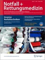 Notfall + Rettungsmedizin 5/2008