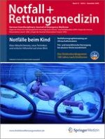 Notfall +  Rettungsmedizin 8/2009