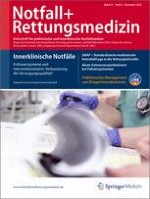 Notfall +  Rettungsmedizin 8/2010