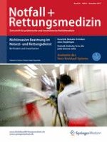 Notfall +  Rettungsmedizin 8/2017