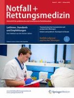 Notfall + Rettungsmedizin 1/2018