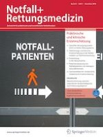 Notfall + Rettungsmedizin 7/2019