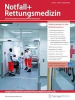 Notfall + Rettungsmedizin 8/2019