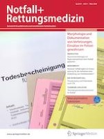 Notfall + Rettungsmedizin 2/2022