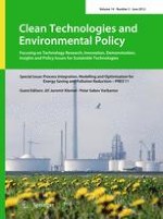 Clean Technologies and Environmental Policy 3/2012