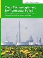 Clean Technologies and Environmental Policy 1/2013