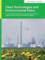 Clean Technologies and Environmental Policy 1/2014