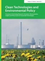 Clean Technologies and Environmental Policy 3/2014
