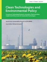 Clean Technologies and Environmental Policy 4/2014