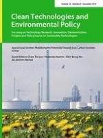 Clean Technologies and Environmental Policy 8/2016