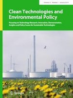 Clean Technologies and Environmental Policy 1/2019