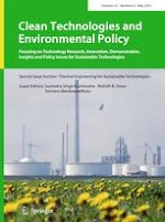 Clean Technologies and Environmental Policy 4/2021