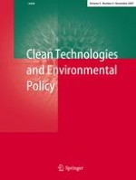 Clean Technologies and Environmental Policy 4/2007