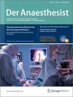 Die Anaesthesiologie 11/2009