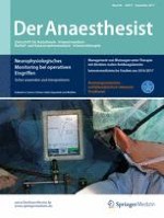 Der Anaesthesist 9/2017