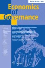 Economics of Governance 1/2018