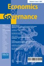 Economics of Governance 3/2007