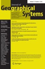 Journal of Geographical Systems 4/2013