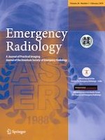 Emergency Radiology 1/2019