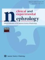 Clinical and Experimental Nephrology 10/2019
