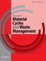 Journal of Material Cycles and Waste Management 4/2013